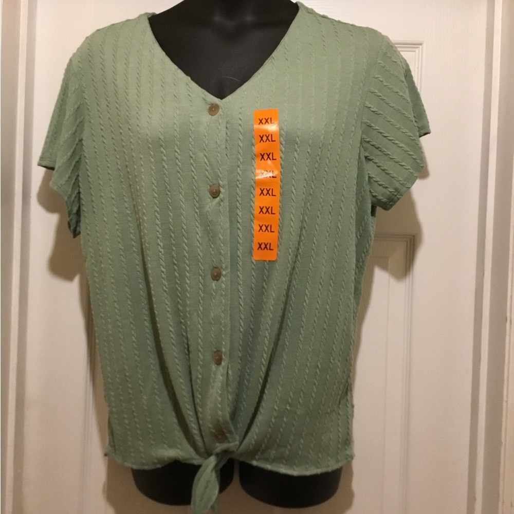 Waist tie Top